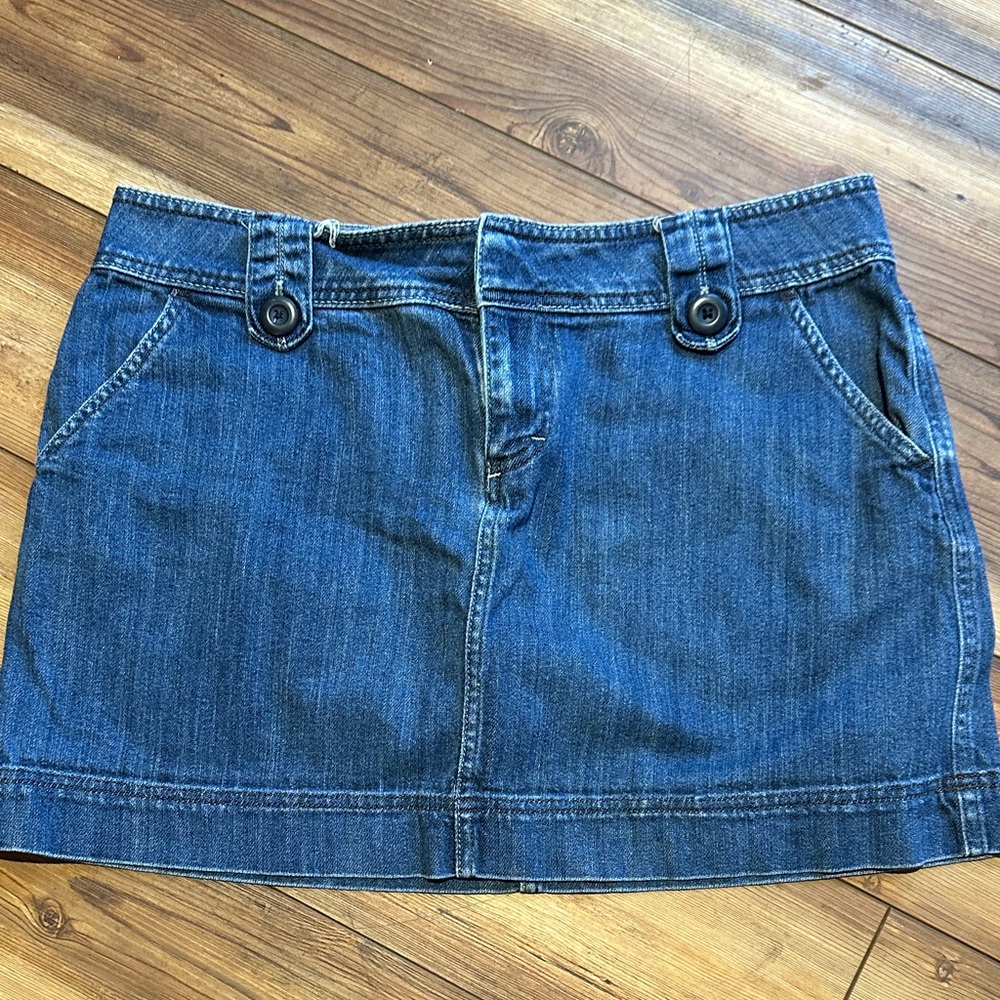 Elle Blue Denim Mini Skirt